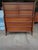 Chocolate Mid 20th Century Tallboy Bedroom Dresser Chest of Drawers From United Furniture For Sale - Image 8 of 12
