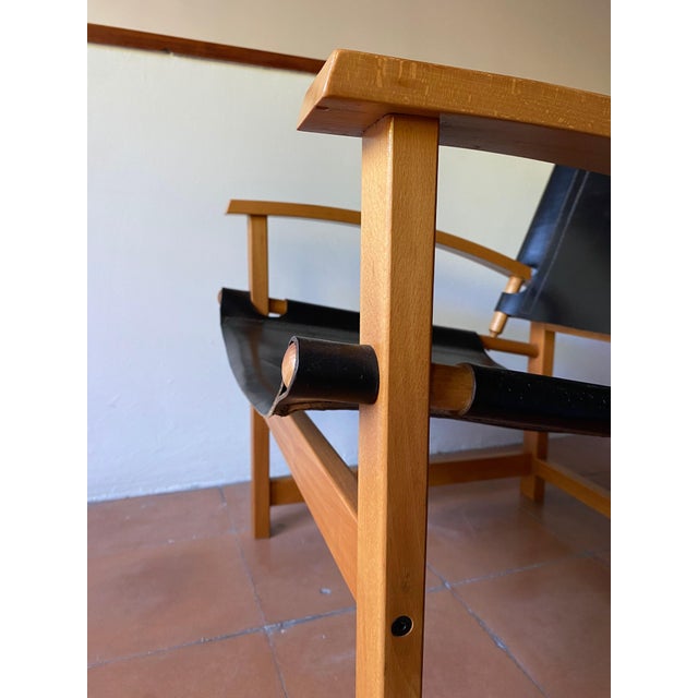 Safari Chair from Hyllinge, Denmark, 1970s For Sale - Image 3 of 11