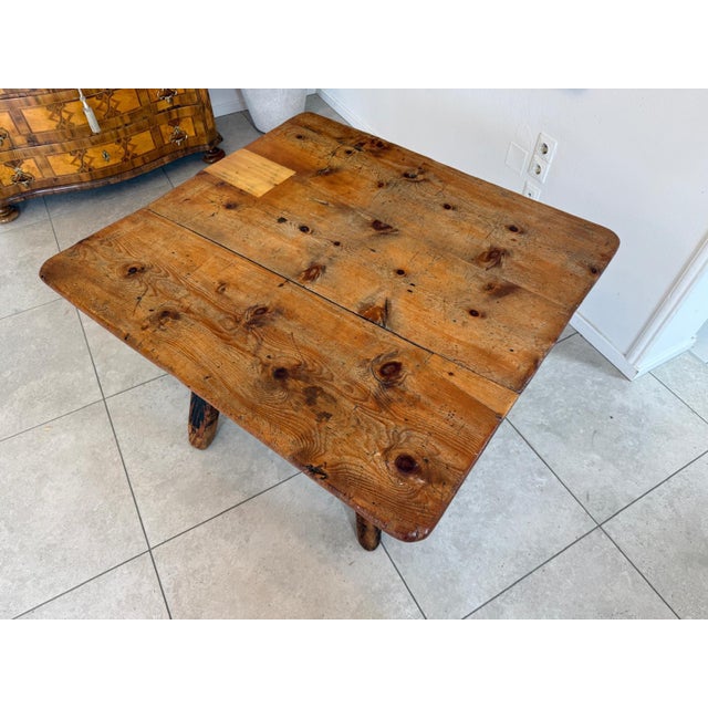 Wood Rustic Farmhouse Dining Table in Wood For Sale - Image 7 of 14