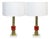 Vintage Italian Murano Glass Lamps, 1970s, Set of 2 For Sale