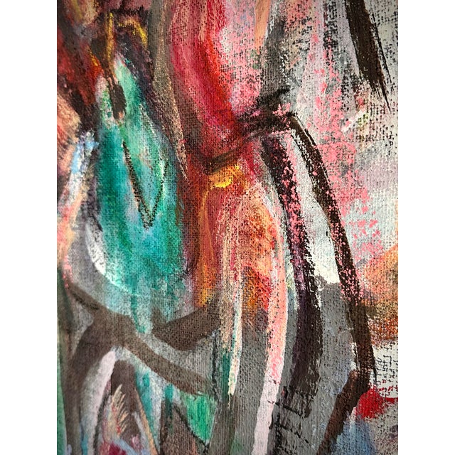 Framed Modern Abstract Painting by Roderick Coles For Sale - Image 10 of 12
