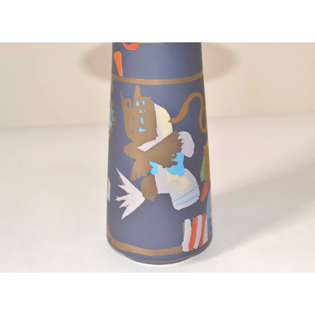 Ceramic Rosenthal Porcelain Flower Vase Liguria Gilbert Portanier Studio-Linie Germany For Sale - Image 7 of 13