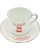 Vintage Hotel De La Mamounia Marrakech Demitasse Cup & Saucer For Sale - Image 10 of 12