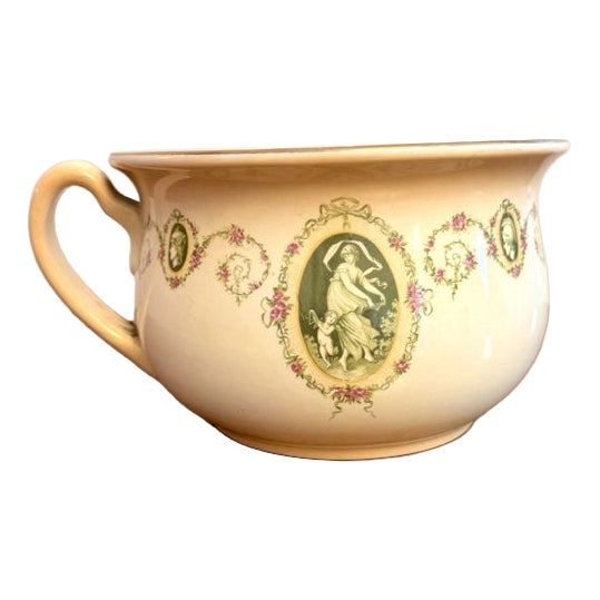 Vintage Ceramic Chamber Pot, 1920 For Sale