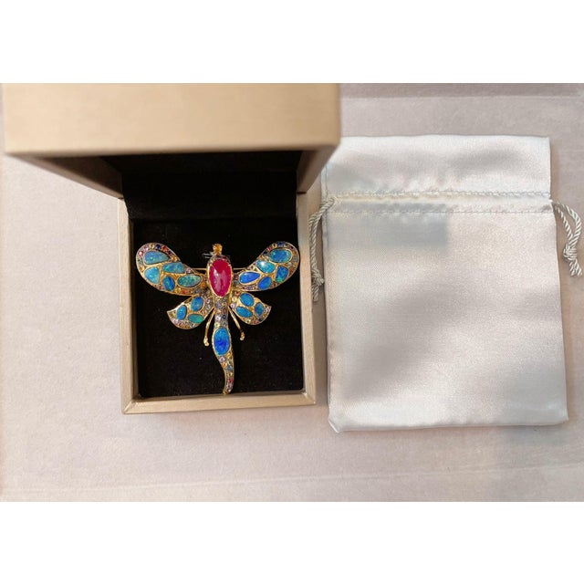 Bochic "Orient" Cleopatra Serpent Ruby Ring and Fancy Sapphires Set in 22K Gold For Sale - Image 11 of 18