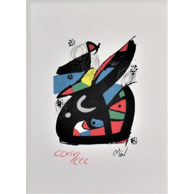 This artwork titled "La Melodie Acide" 1980 (printed and published in 1983) is a color lithograph on Guarro paper after...