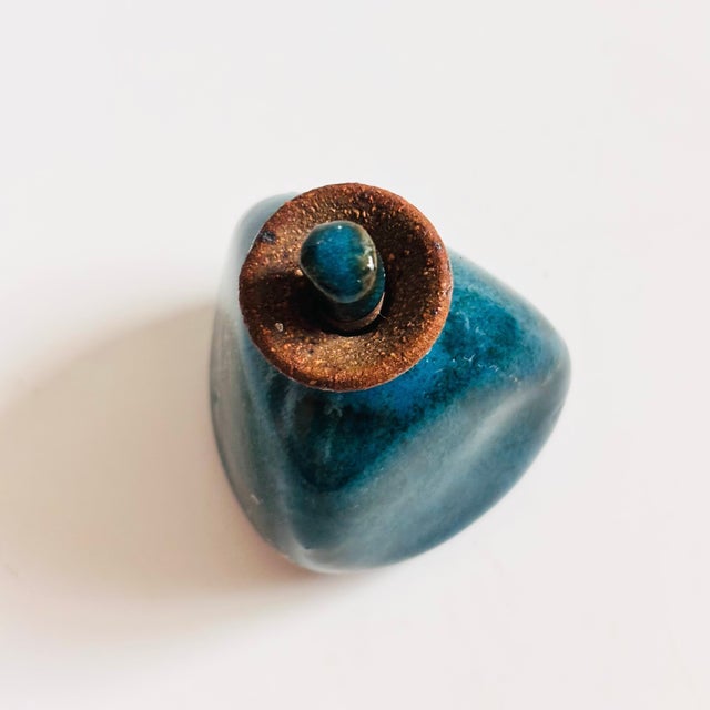 Studio Pottery Perfume Bottle With Dauber For Sale - Image 4 of 9