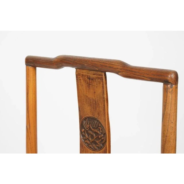 Antique Chinese Hardwood Accent Chair Chairish