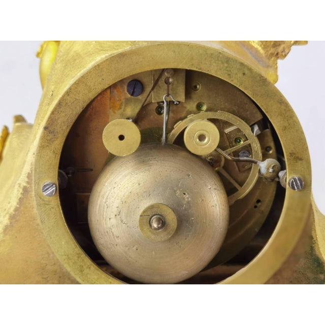 Antique French Mantel Clock by Marti et Cie, 1850 For Sale - Image 4 of 18