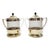Large Art Nouveau Lidded Containers with Glass Inserts, 1890s, Set of 2 For Sale - Image 15 of 15