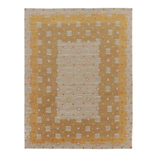 Rug & Kilim's Oversized Scandinavian Style Rug With High-Low Design For Sale