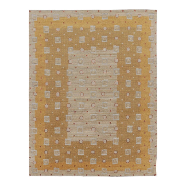Rug & Kilim's Oversized Scandinavian Style Rug With High-Low Design For Sale