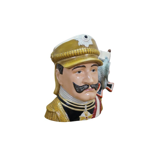 Realism Royal Doulton Emperor Kaiser Wilhelm Military Leader Toby Character Jug For Sale - Image 3 of 12