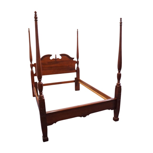 Kincaid Furniture Traditional Style General William Lenoir Queen Size Four Poster Bed Limited Edition A6917 For Sale - Image 4 of 10
