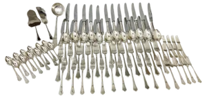 Silver Cutlery Set from Fimara, 1970s, Set of 87