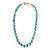 Contemporary Turquoise Beaded Necklace With Gold Tone Hook Clasp - Designed by Matthew Izzo For Sale - Image 3 of 5