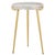 Bonn Marble Side Table in Brown Grey / Gold For Sale In Philadelphia - Image 6 of 8