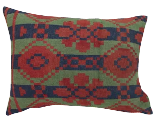 Southwestern Style Wool Blanket Pillow