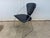 Vintage Linda Armchairs in Black Leather and Chromed Steel Frame by Arrben, 1980s, Set of 4 For Sale - Image 3 of 18