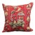 Orange Print Chinoiserie Pillow Cover | 18x18 For Sale