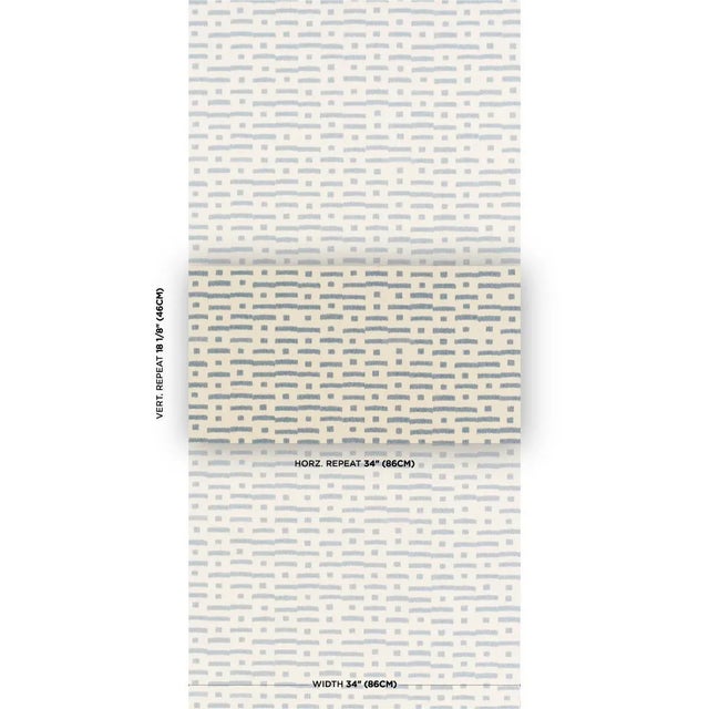 Abstract Ikat Sisal wallcovering is a rhythmic broken-stripe design with the subtle striations of a warp-printed fabric....