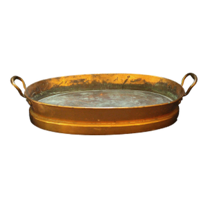 Mid-19th Century English Oval Copper Fisher Boiler With Brass Handles