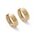 Infuse your everyday jewelry curation with a warm, joyful glow with these sophisticated and modern huggie hoop earrings....