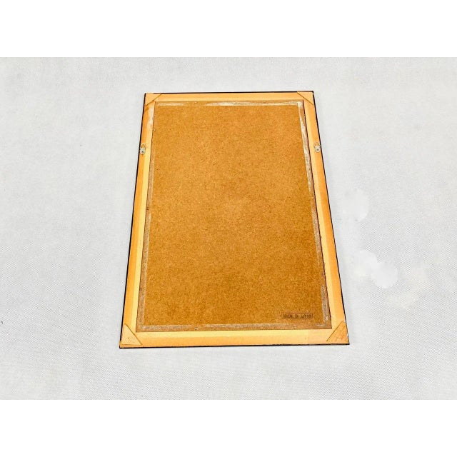 Vintage Japanese Mirror with Sunset, 1970s For Sale - Image 6 of 7