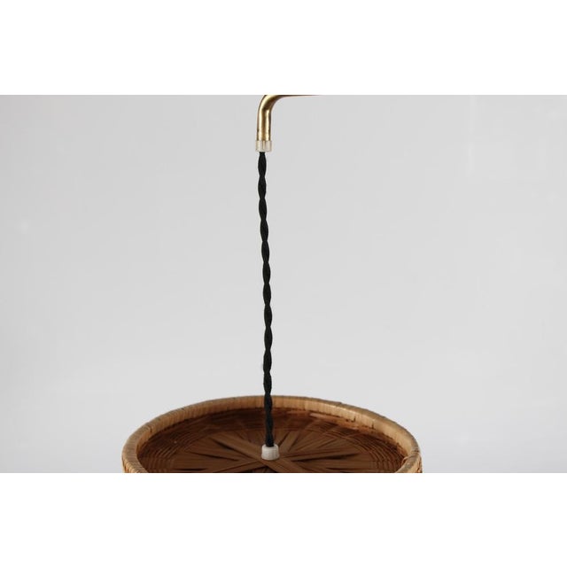 Flexible Wall Light in Brass and Cane in the style of Paavo Tynell, Denmark, 1950s For Sale - Image 14 of 15