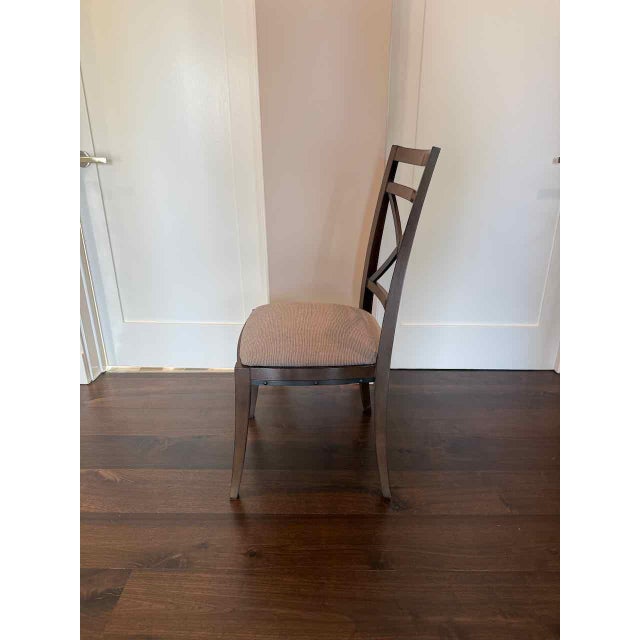 2010s Set of 6 Vintage Attributed Grange Dining Side Chairs For Sale - Image 5 of 10