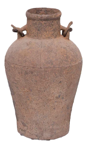 19th Century Chinese Cast Iron Vessel