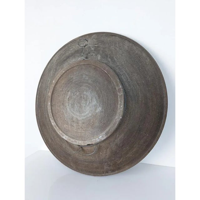 Brown Hand-Painted Cubist Dish, 1950s For Sale - Image 8 of 10