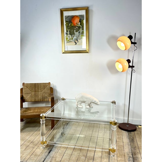 Metal Space Age Floor Lamp, 1970s For Sale - Image 7 of 12