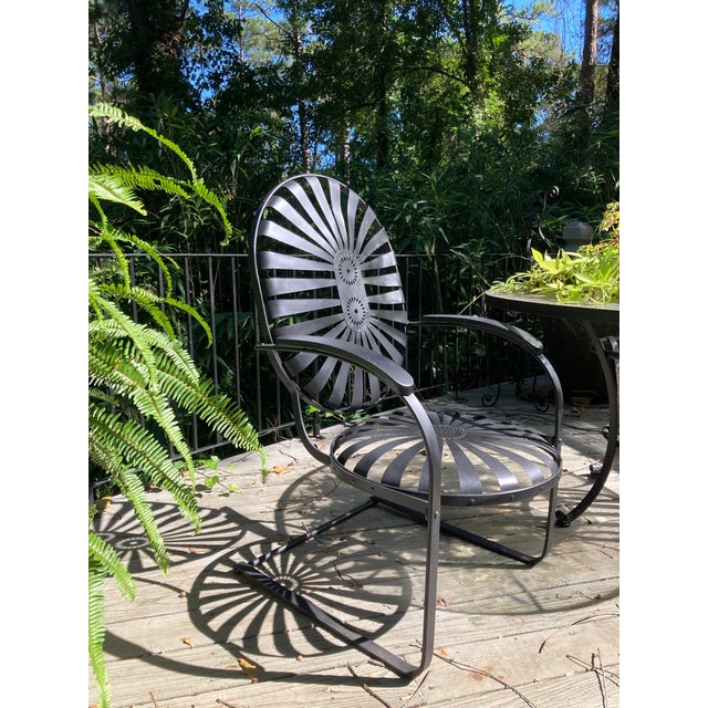 Mid 20th Century Francois Carre King Cantilever Rocker For Sale - Image 9 of 10