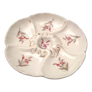 Antique Porcelain Oyster Plate Victoria Pottery Austria