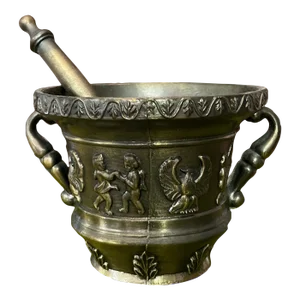 1960s Brass Mortar and Pestle