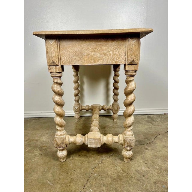 19th Century Jacobean Style Table With Drawer For Sale In Los Angeles - Image 6 of 15