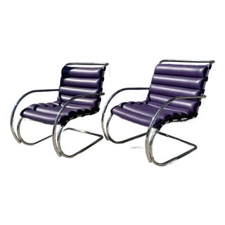 Vintage.Knoll Mr Lounge Chairs- Mies Van Der Rohe. Selling as a Pair! For Sale