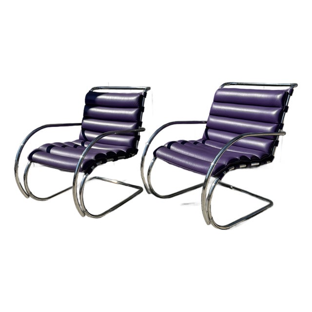 Vintage.Knoll Mr Lounge Chairs- Mies Van Der Rohe. Selling as a Pair! For Sale