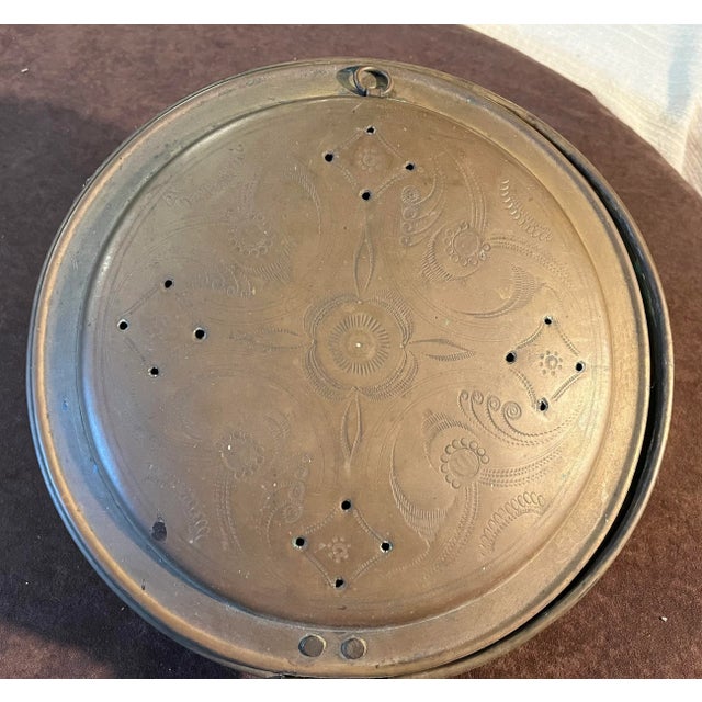 English Antique Late 19th Century English Bed Warmer For Sale - Image 3 of 11