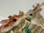 Fitz and Floyd Fitz & Floyd Classic Woodland Springs Majolica Cookie Jar Bunnies Deer Floral Vintage 90s For Sale - Image 4 of 11