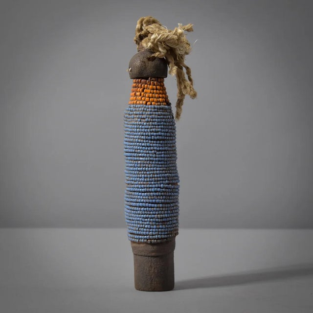 Early 20th Century Original Namchi Namji Beaded Fertility Doll Cameroon For Sale In Denver - Image 6 of 9