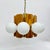 Brown Vintage Pine Wooden Chandelier with Glass Globes, 1970s For Sale - Image 8 of 18