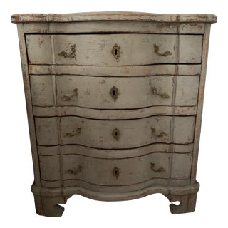 18th Century Swedish Painted Small Commode, 1900 For Sale