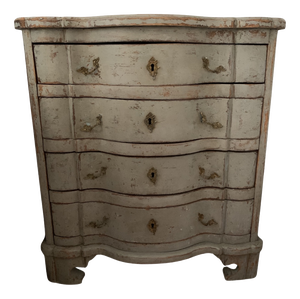 18th Century Swedish Painted Small Commode, 1900
