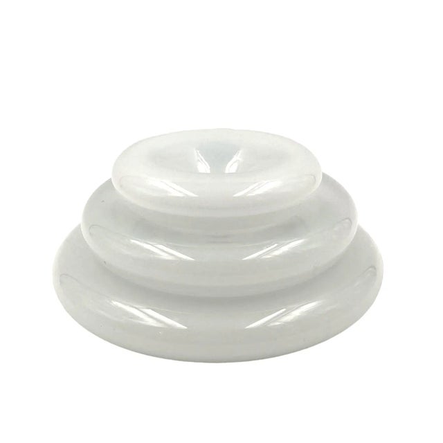 "Pomeri" Cloudy Crystal Centerpiece / Vide Poche, Eleonore Peduzzi Riva, Vistosi Murano Italy, 1972 For Sale - Image 9 of 12