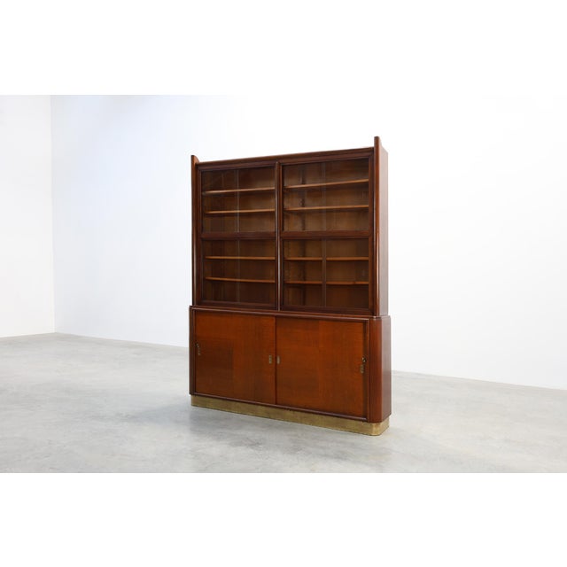 Large Art Deco Apothecary Cabinet attributed to De Coene, Belgium, 1920s For Sale - Image 16 of 16