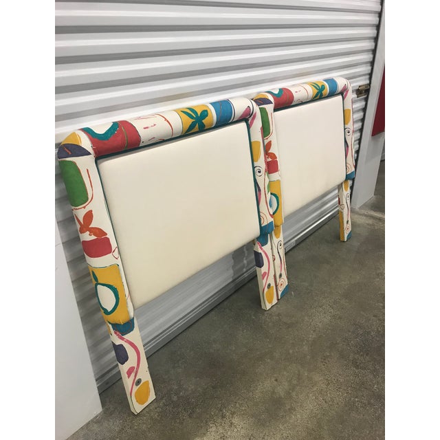Postmodern Upholstered Twin Headboards a Pair Chairish