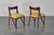 1920s Liberty Style Shaped Wood and Yellow Fabric Chairs by V. Ducrot, Italy, 1920s, Set of 2 For Sale - Image 5 of 18