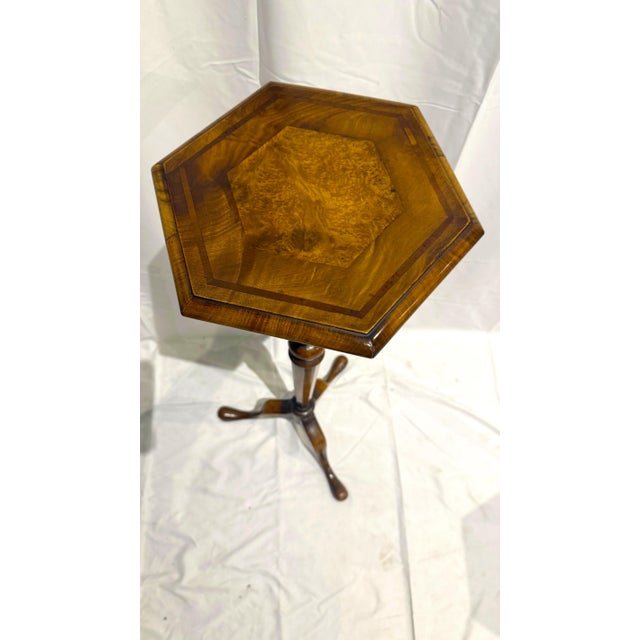 1940s Tripod Plant Stand Tables- a Pair For Sale In Boston - Image 6 of 12